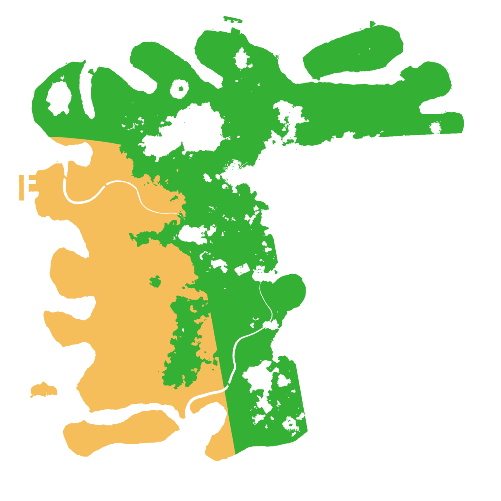 Biome Rust Map: Procedural Map, Size: 3950, Seed: 49656832