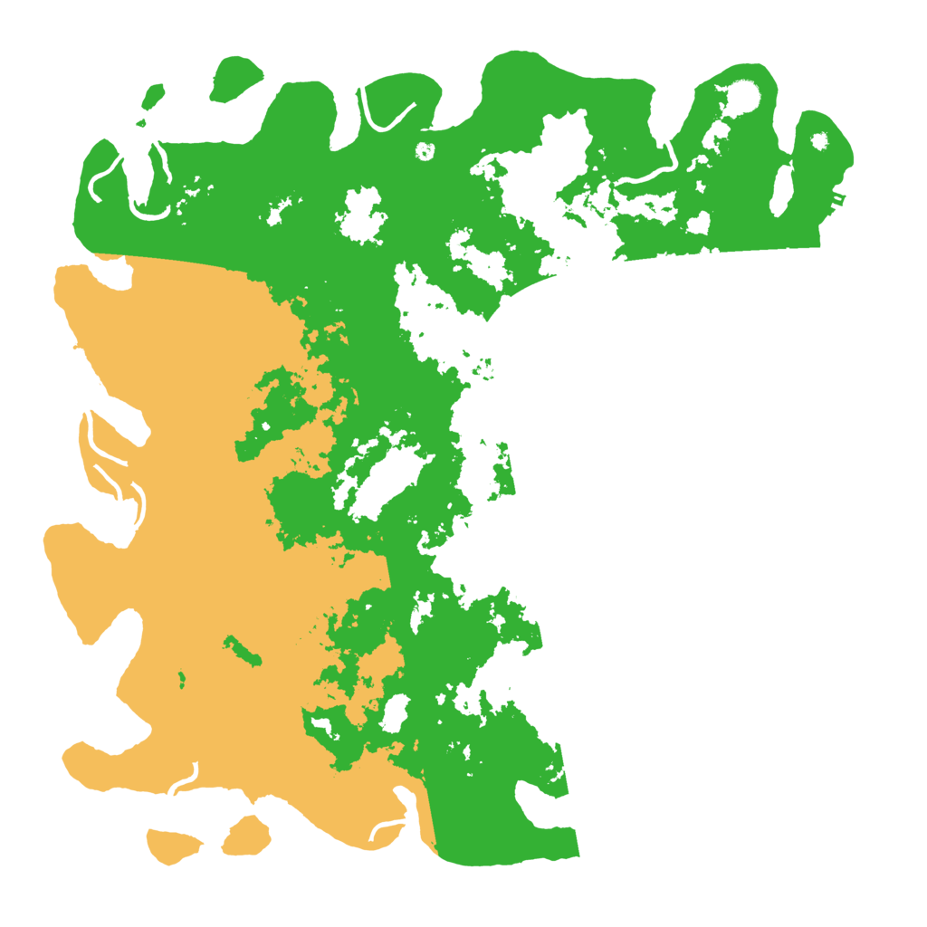 Biome Rust Map: Procedural Map, Size: 5000, Seed: 105467569