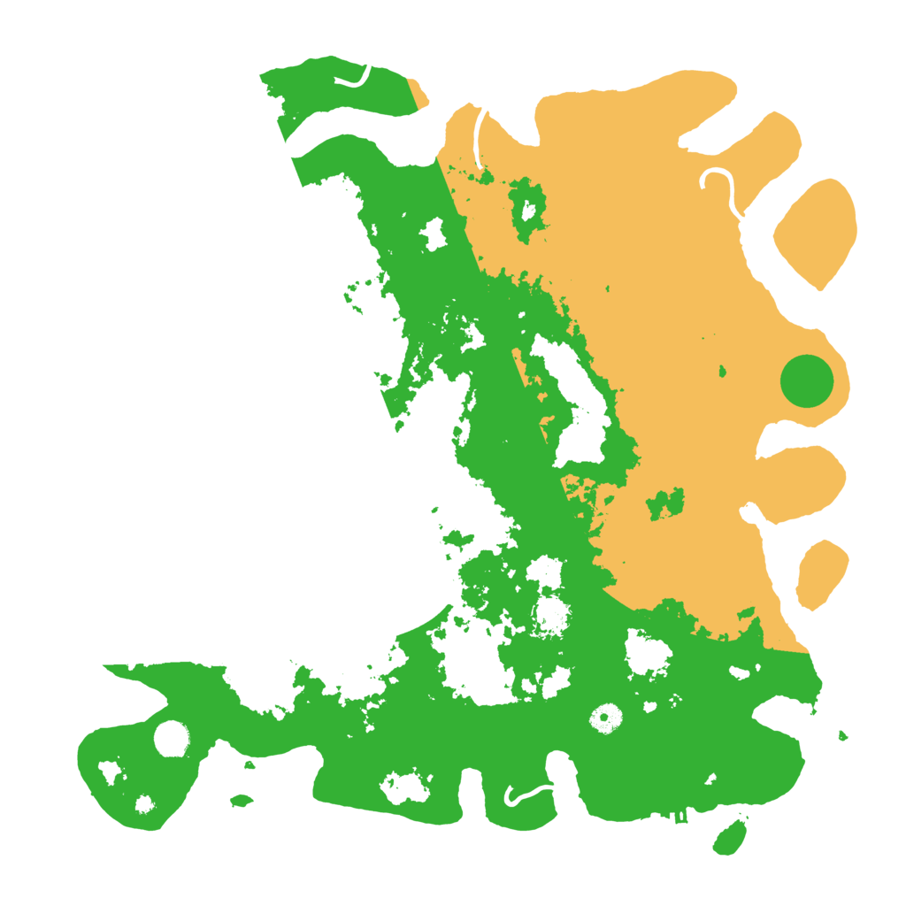Biome Rust Map: Procedural Map, Size: 4500, Seed: 1434566