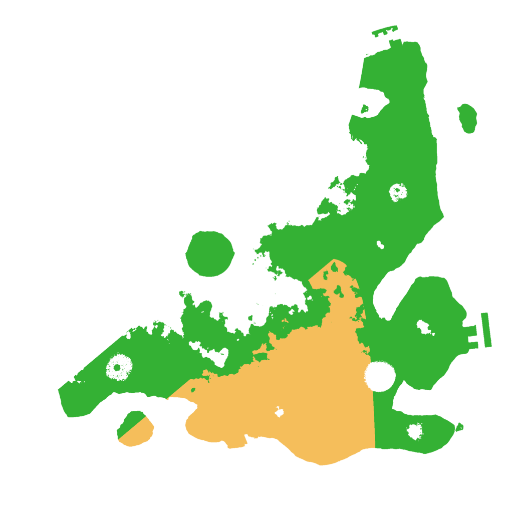 Biome Rust Map: Procedural Map, Size: 3000, Seed: 96587