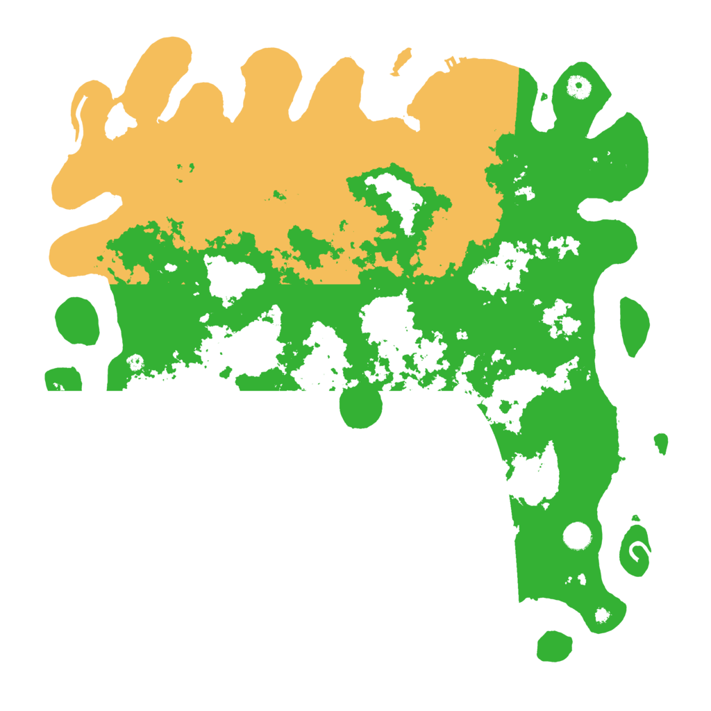 Biome Rust Map: Procedural Map, Size: 4500, Seed: 1234562