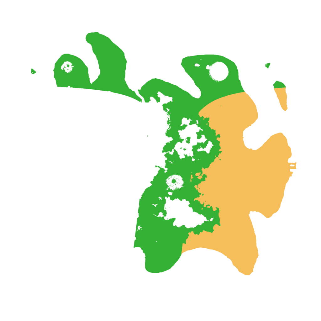 Biome Rust Map: Procedural Map, Size: 3000, Seed: 96321339