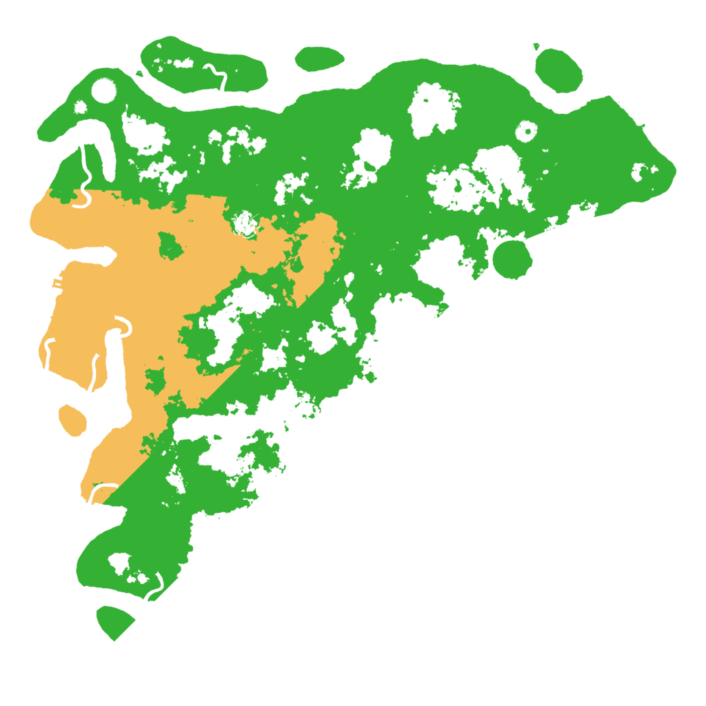 Biome Rust Map: Procedural Map, Size: 5000, Seed: 694201337