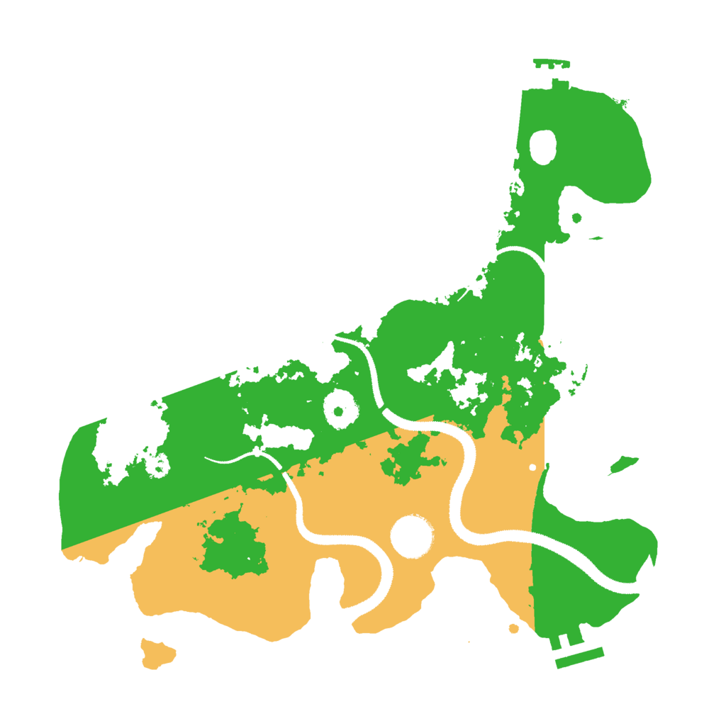Biome Rust Map: Procedural Map, Size: 3000, Seed: 1489168582