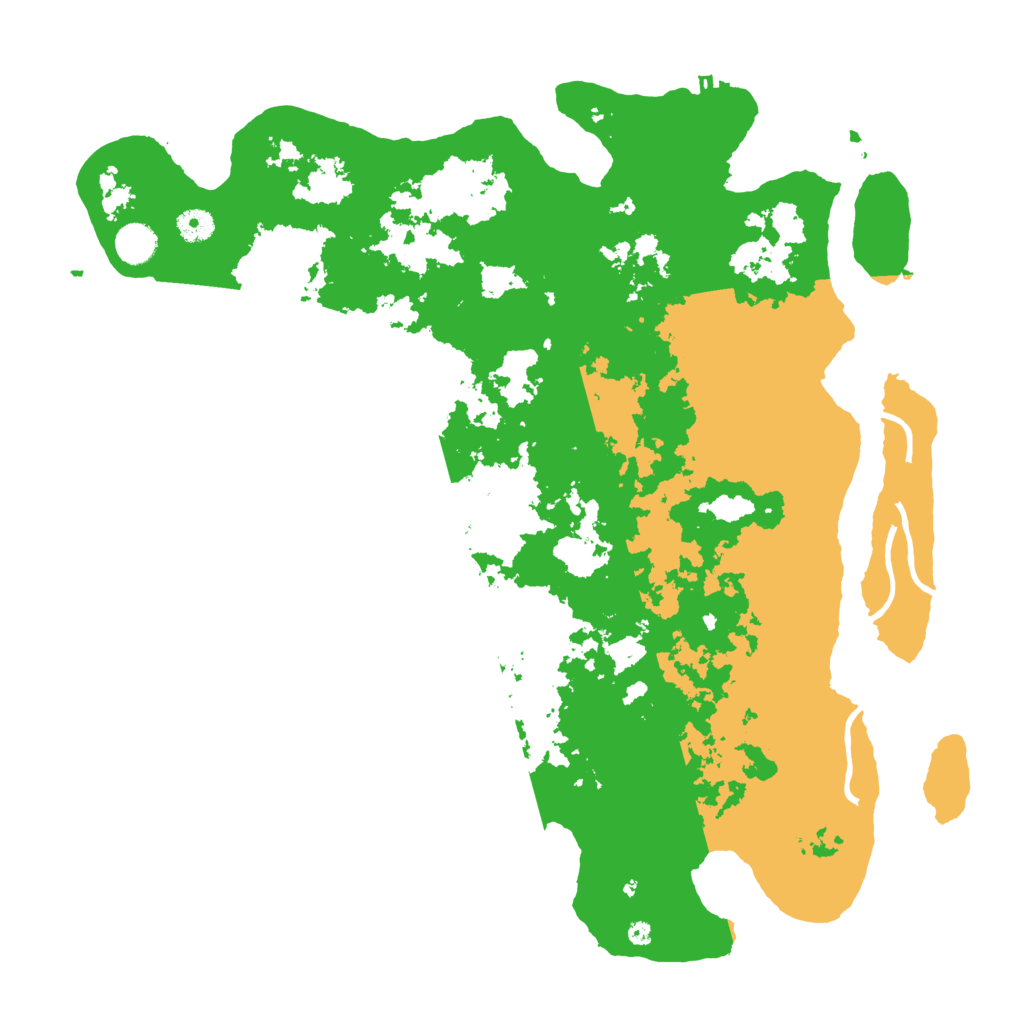 Biome Rust Map: Procedural Map, Size: 4400, Seed: 53122544
