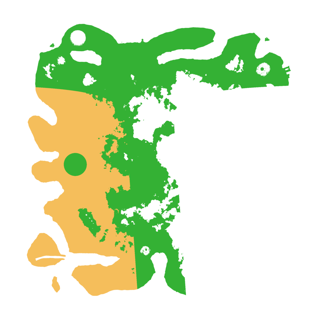Biome Rust Map: Procedural Map, Size: 3700, Seed: 4335612