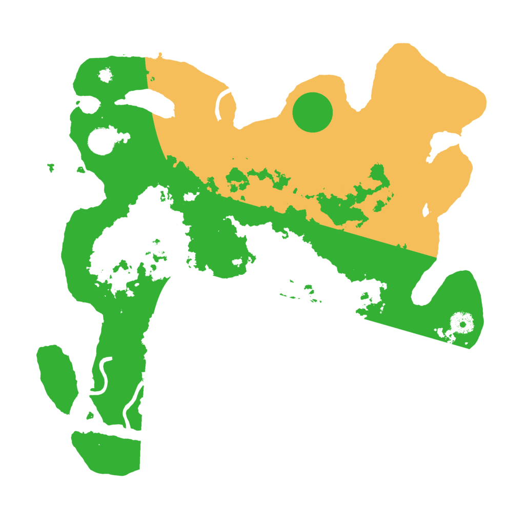 Biome Rust Map: Procedural Map, Size: 3450, Seed: 74534537