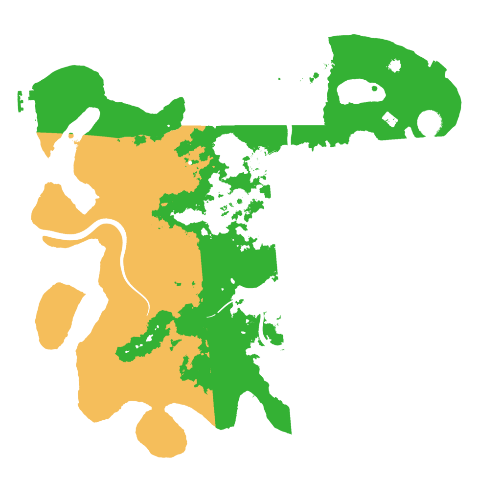 Biome Rust Map: Procedural Map, Size: 3600, Seed: 81974644