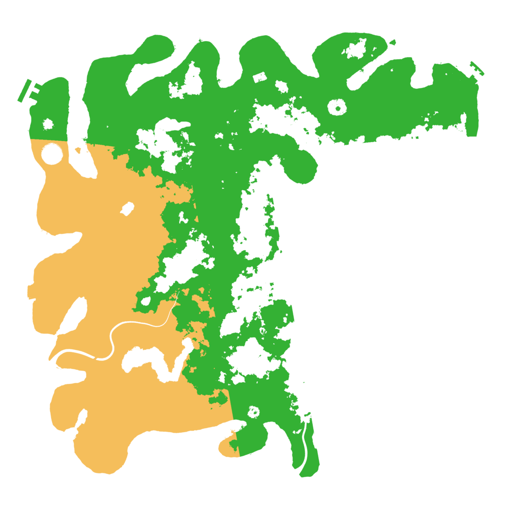Biome Rust Map: Procedural Map, Size: 4300, Seed: 19932256