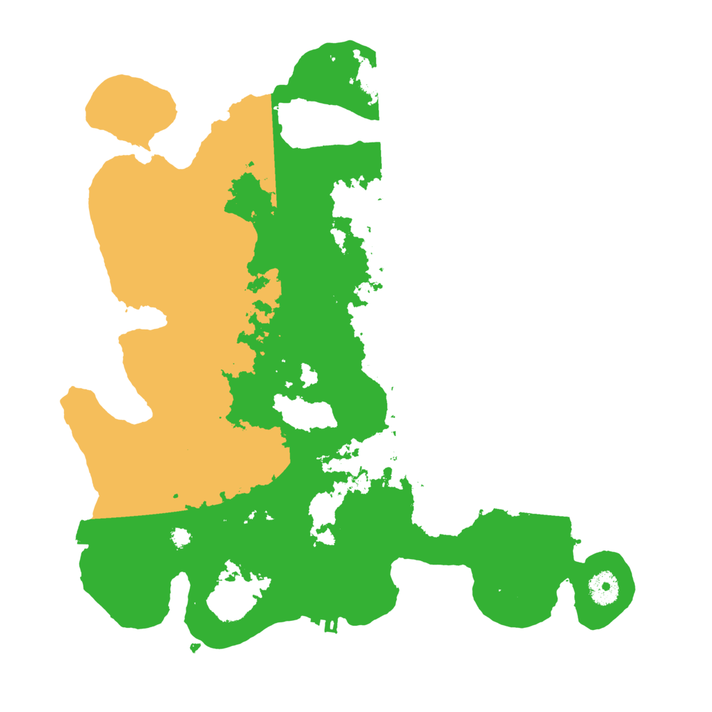 Biome Rust Map: Procedural Map, Size: 3400, Seed: 70253669