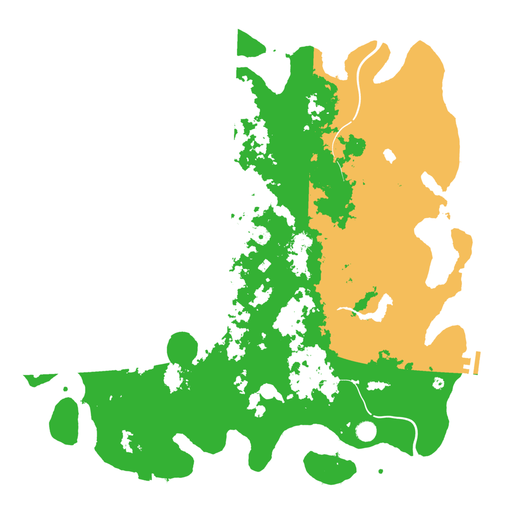 Biome Rust Map: Procedural Map, Size: 4400, Seed: 68998939