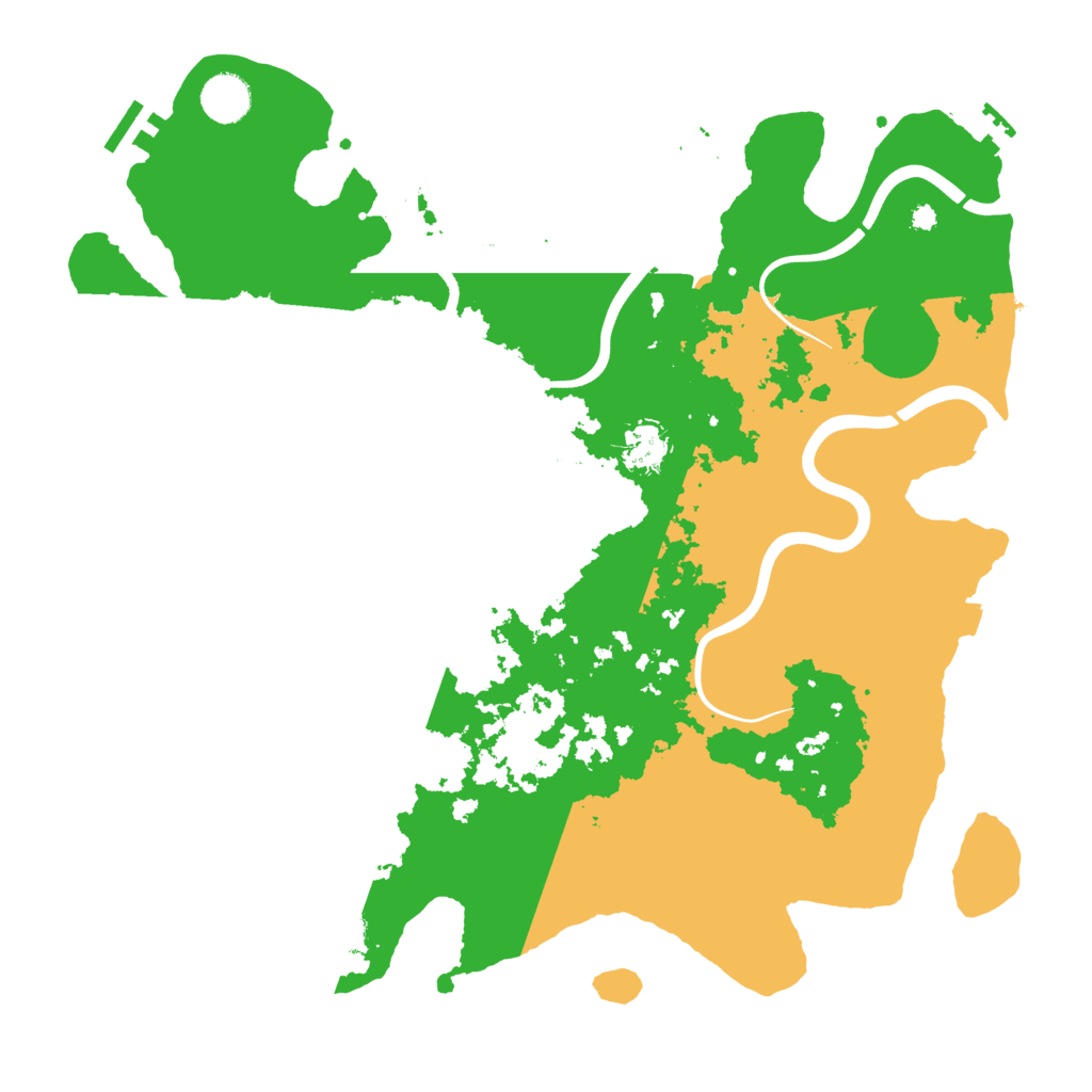 Biome Rust Map: Procedural Map, Size: 3900, Seed: 12953902