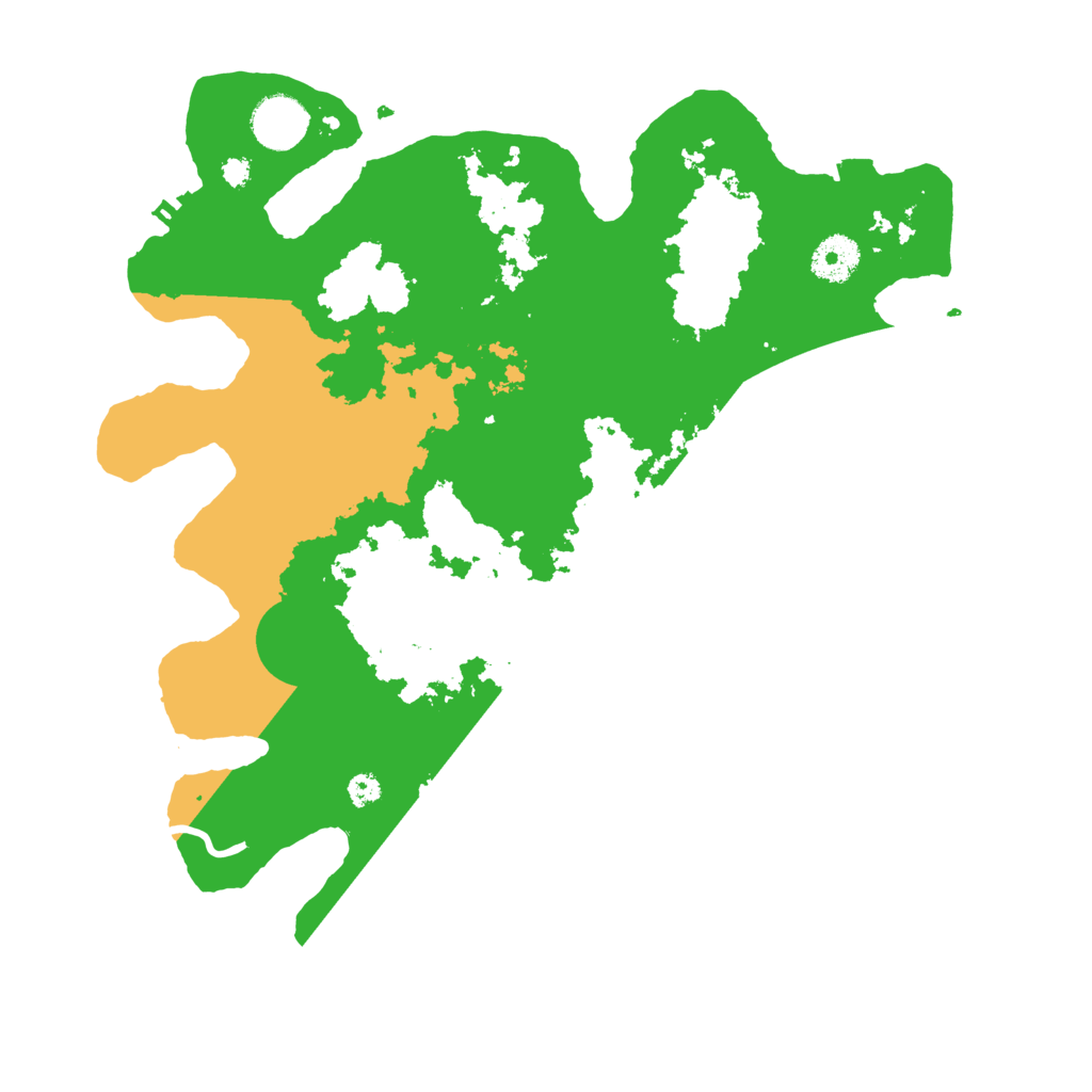 Biome Rust Map: Procedural Map, Size: 3500, Seed: 774638161