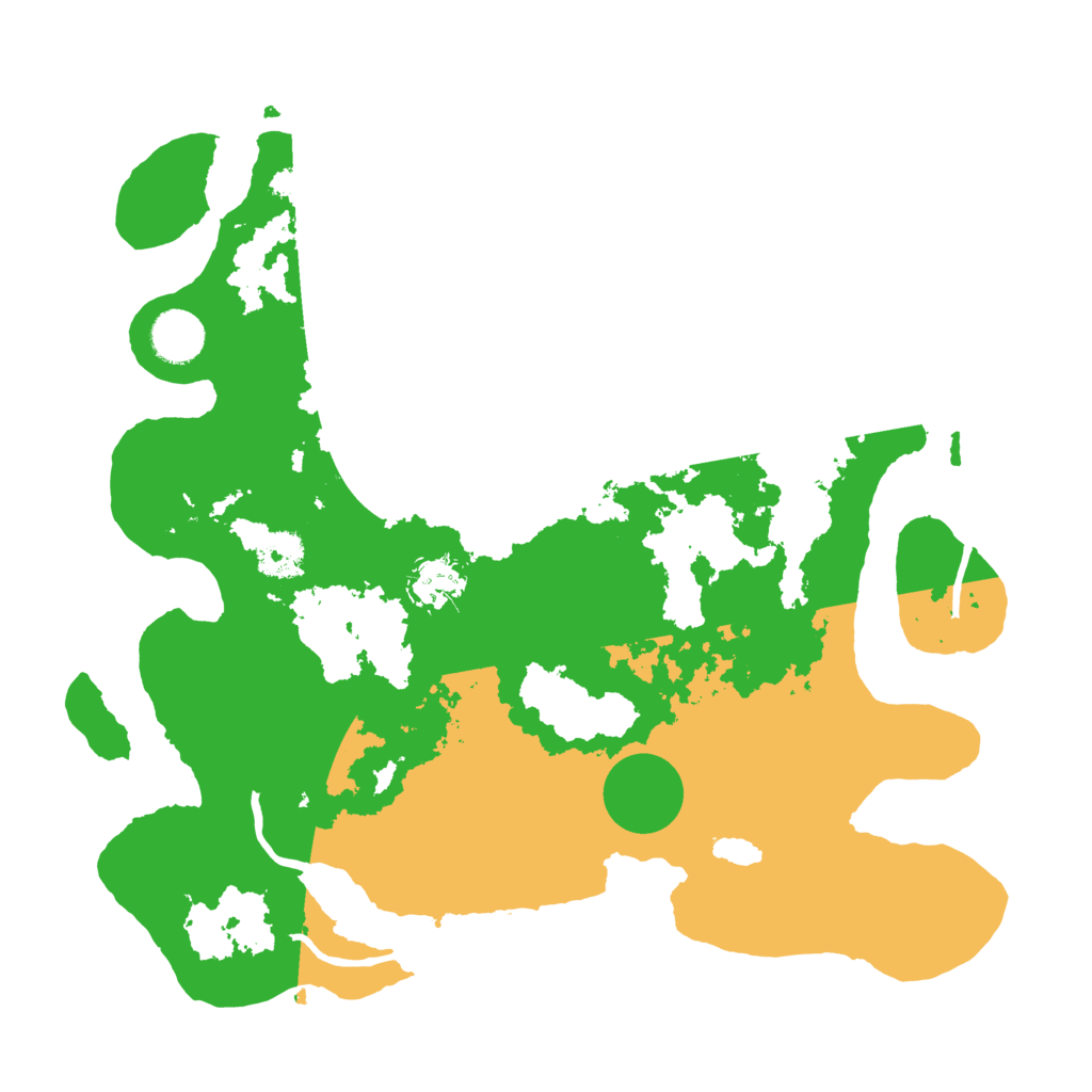 Biome Rust Map: Procedural Map, Size: 3600, Seed: 48365351