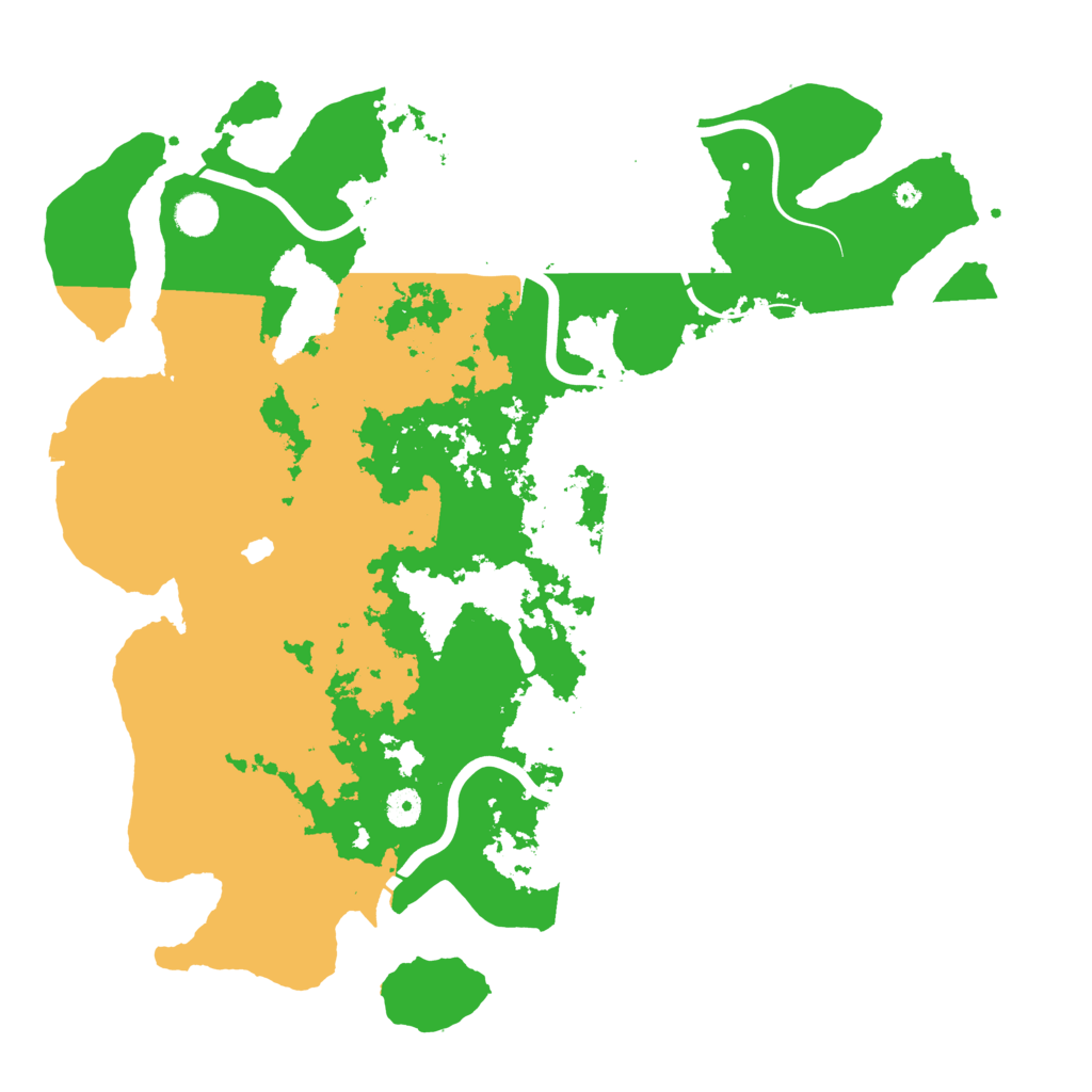 Biome Rust Map: Procedural Map, Size: 4400, Seed: 81413903