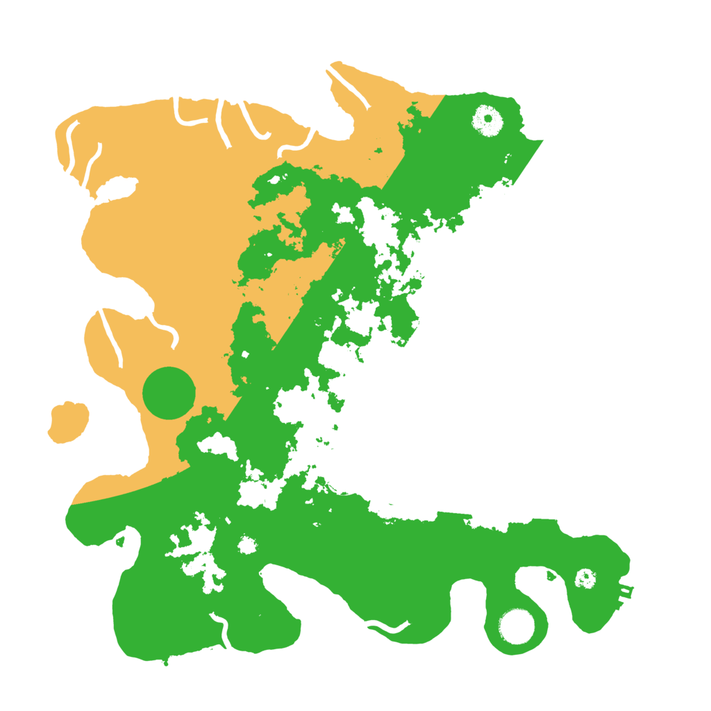 Biome Rust Map: Procedural Map, Size: 3550, Seed: 45538428