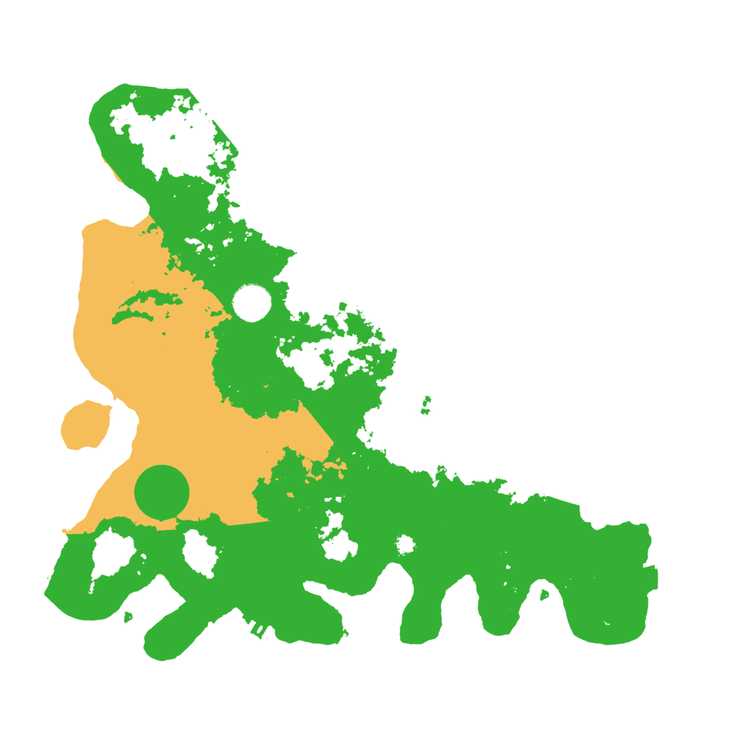 Biome Rust Map: Procedural Map, Size: 3500, Seed: 44560248