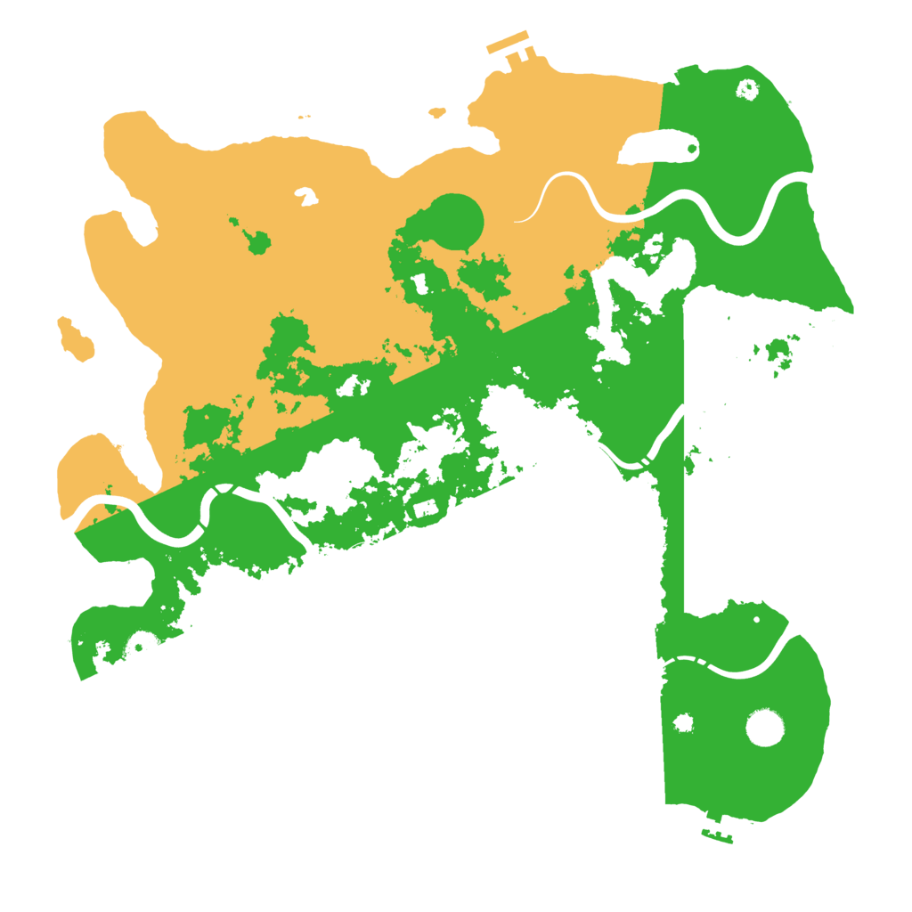 Biome Rust Map: Procedural Map, Size: 4250, Seed: 51723951