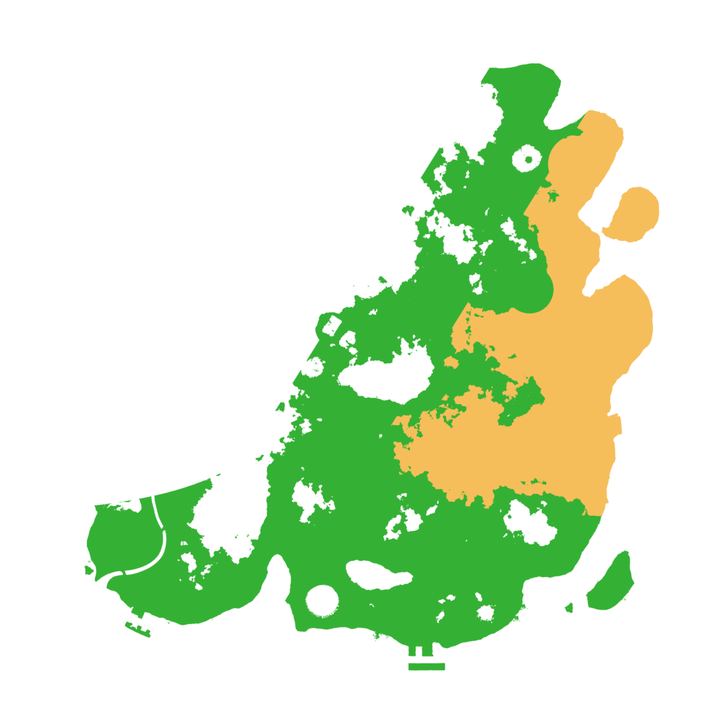 Biome Rust Map: Procedural Map, Size: 3900, Seed: 31476177