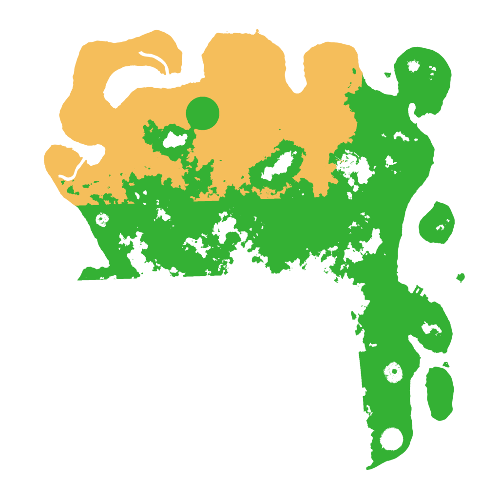 Biome Rust Map: Procedural Map, Size: 3950, Seed: 87488955