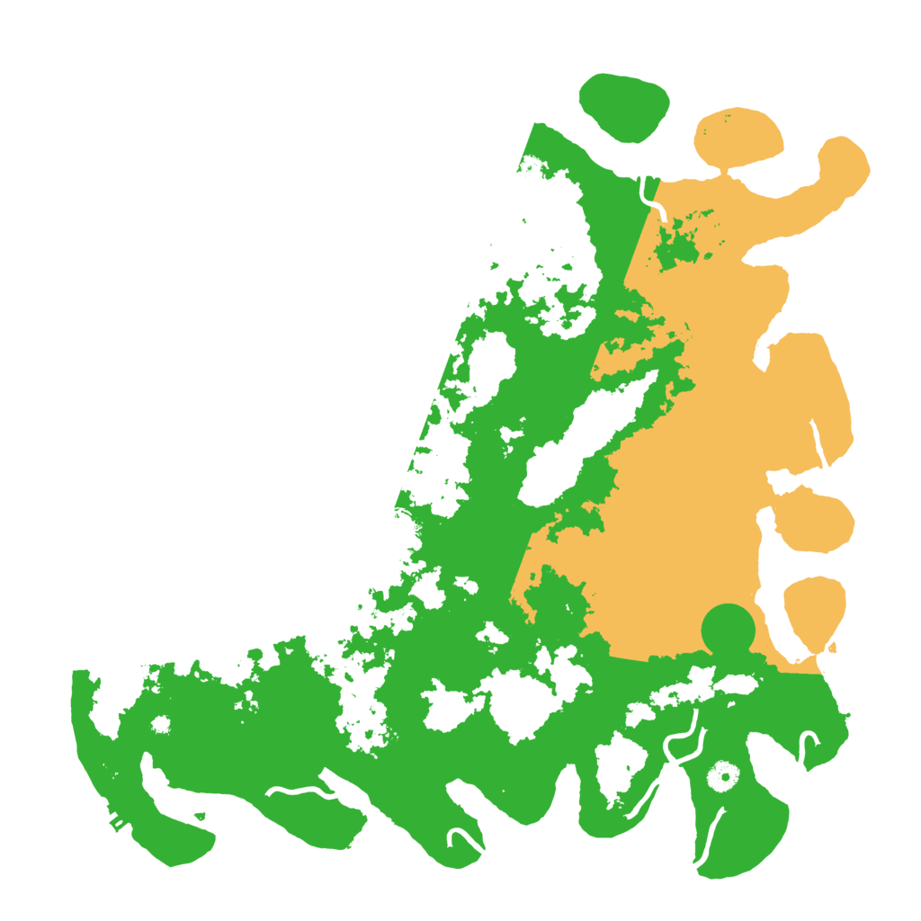 Biome Rust Map: Procedural Map, Size: 4500, Seed: 20230530