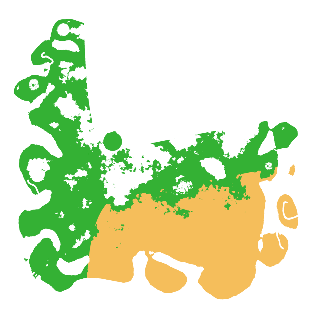 Biome Rust Map: Procedural Map, Size: 4500, Seed: 555536