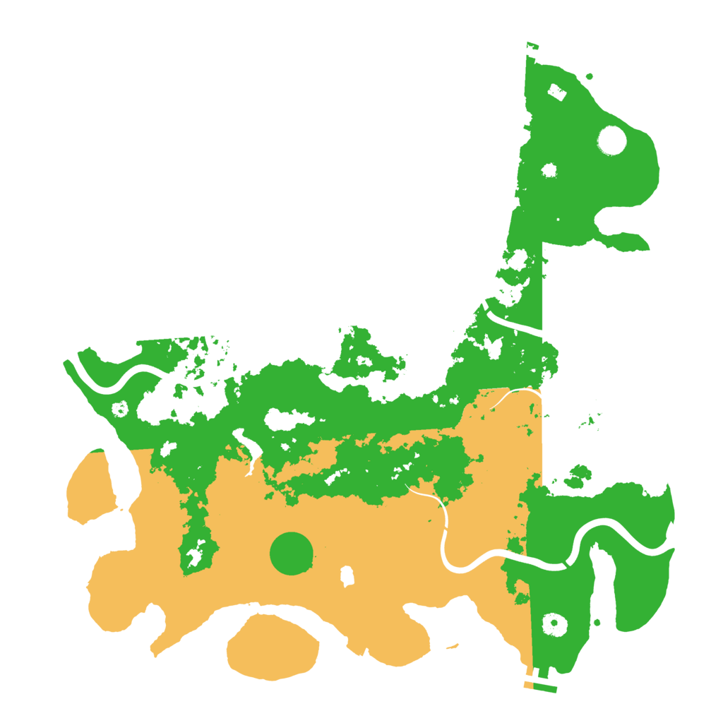 Biome Rust Map: Procedural Map, Size: 4400, Seed: 3873094
