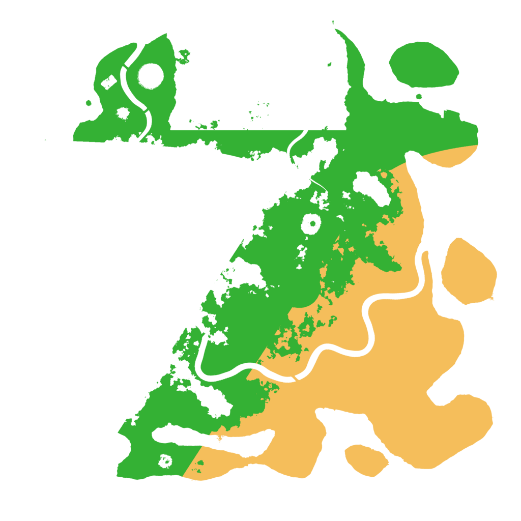 Biome Rust Map: Procedural Map, Size: 3800, Seed: 15342644