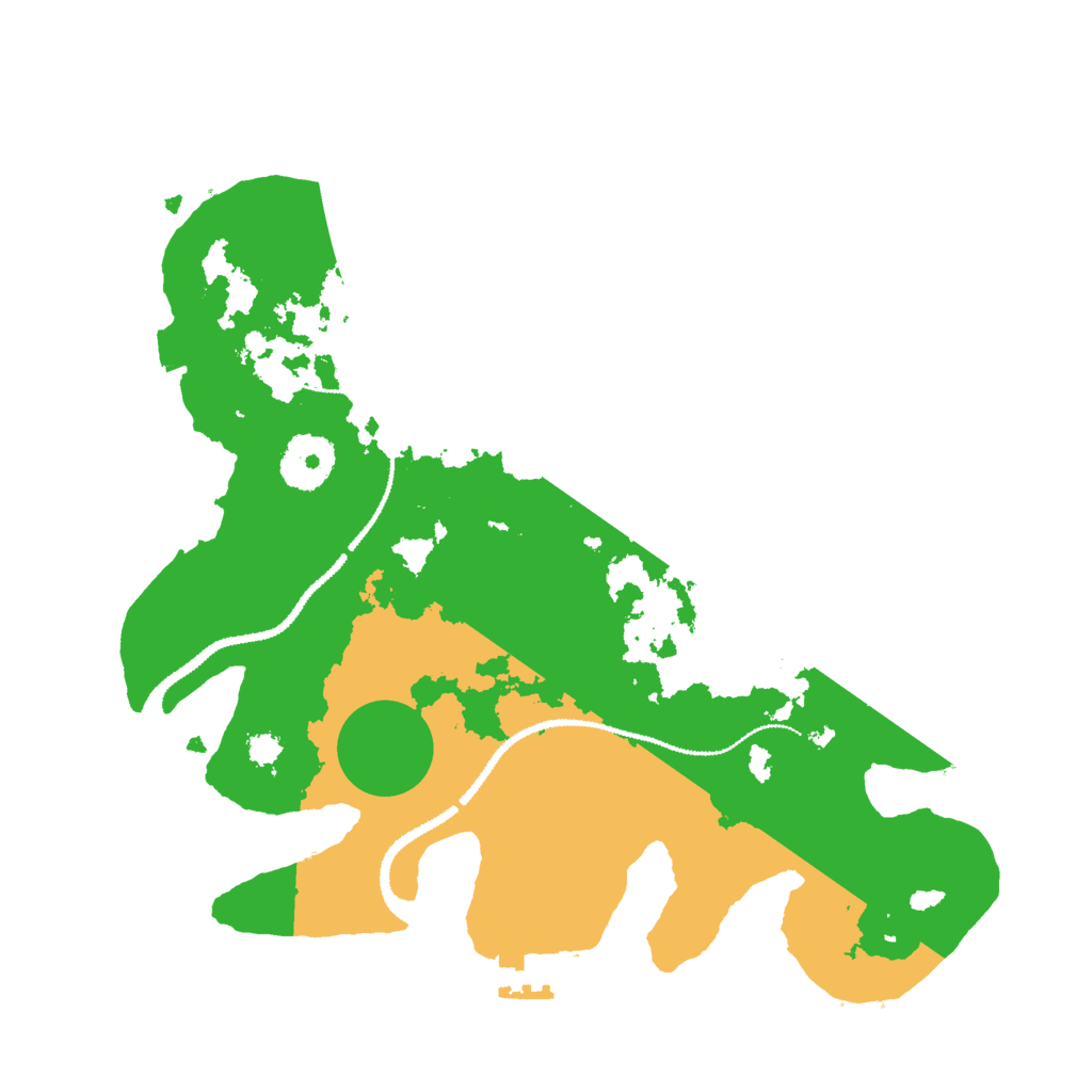 Biome Rust Map: Procedural Map, Size: 3000, Seed: 1623350