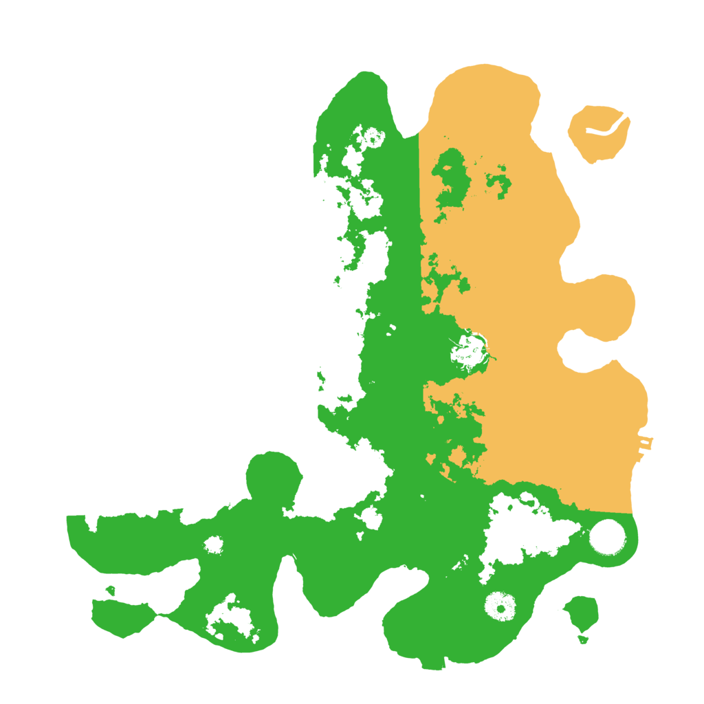 Biome Rust Map: Procedural Map, Size: 3500, Seed: 41840617