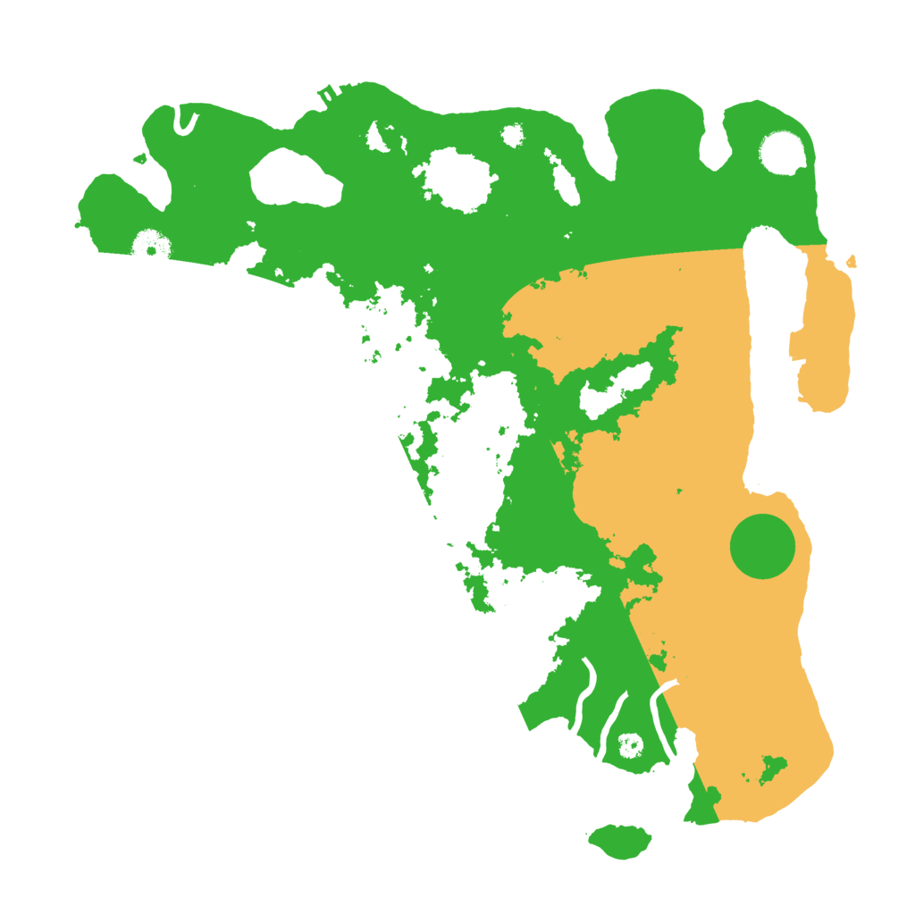 Biome Rust Map: Procedural Map, Size: 3700, Seed: 78763744