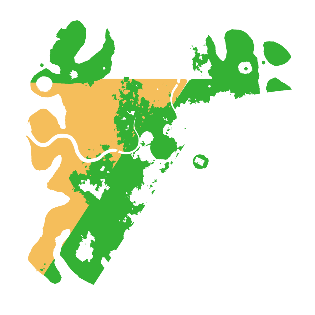 Biome Rust Map: Procedural Map, Size: 3600, Seed: 8045338