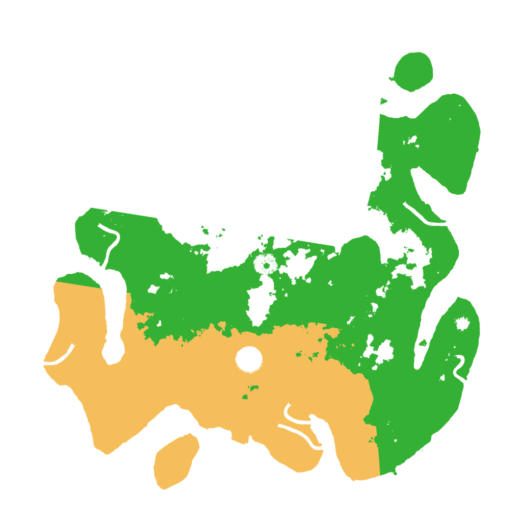 Biome Rust Map: Procedural Map, Size: 3500, Seed: 707600476