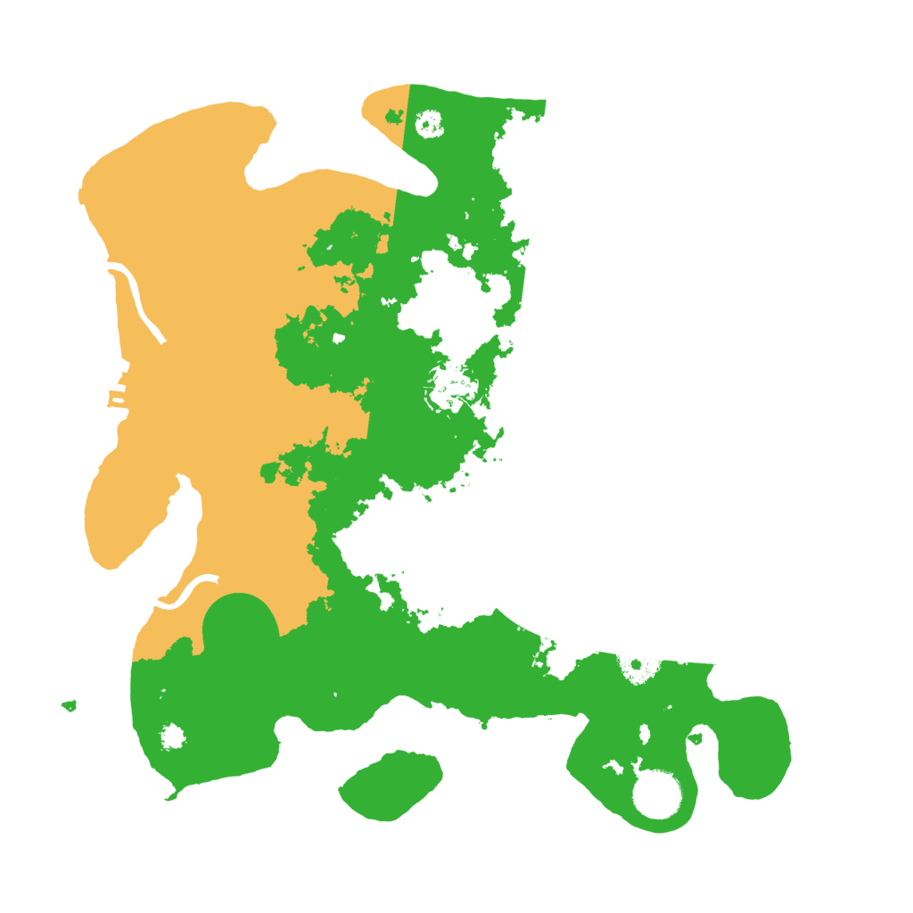 Biome Rust Map: Procedural Map, Size: 3300, Seed: 882954568