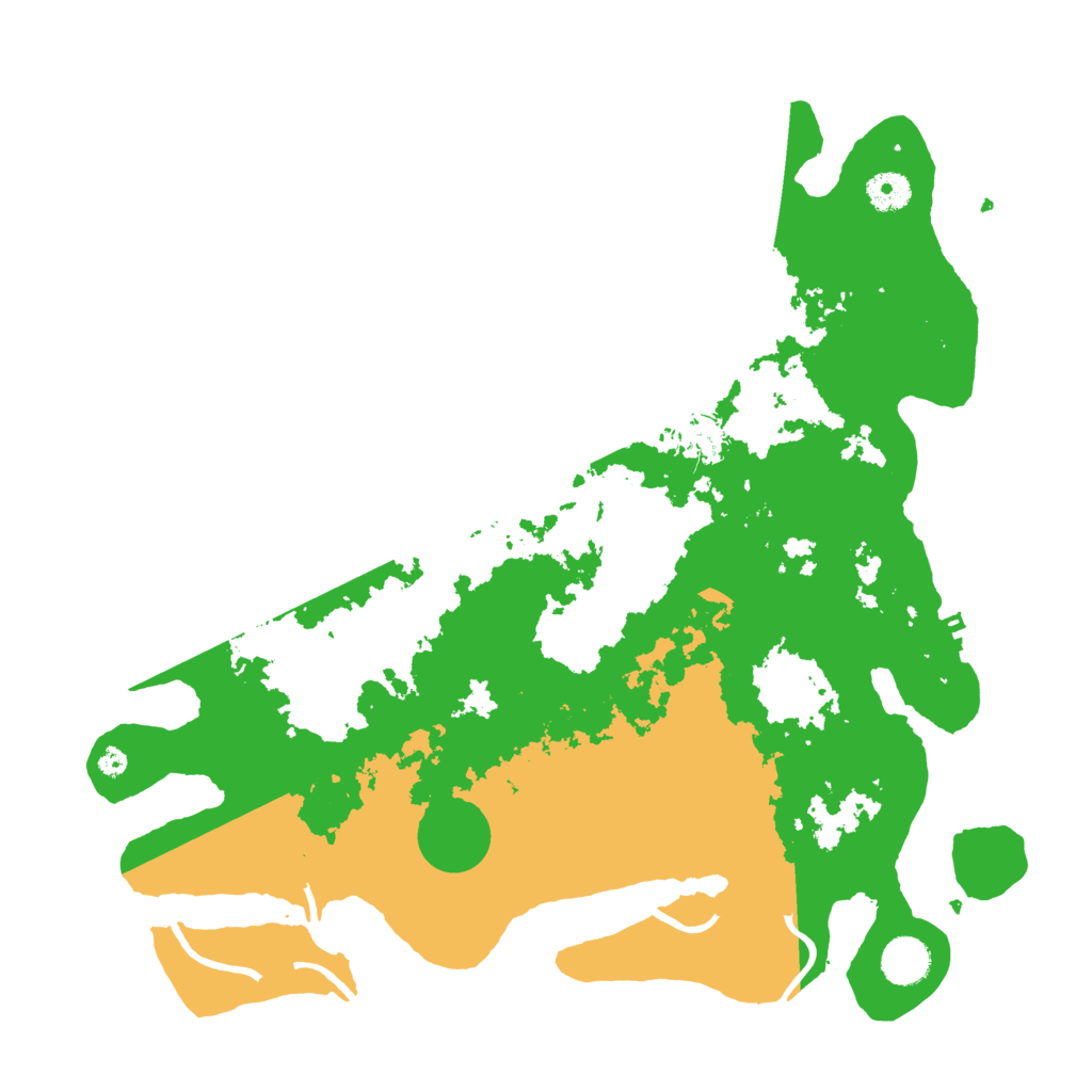 Biome Rust Map: Procedural Map, Size: 3950, Seed: 21877859