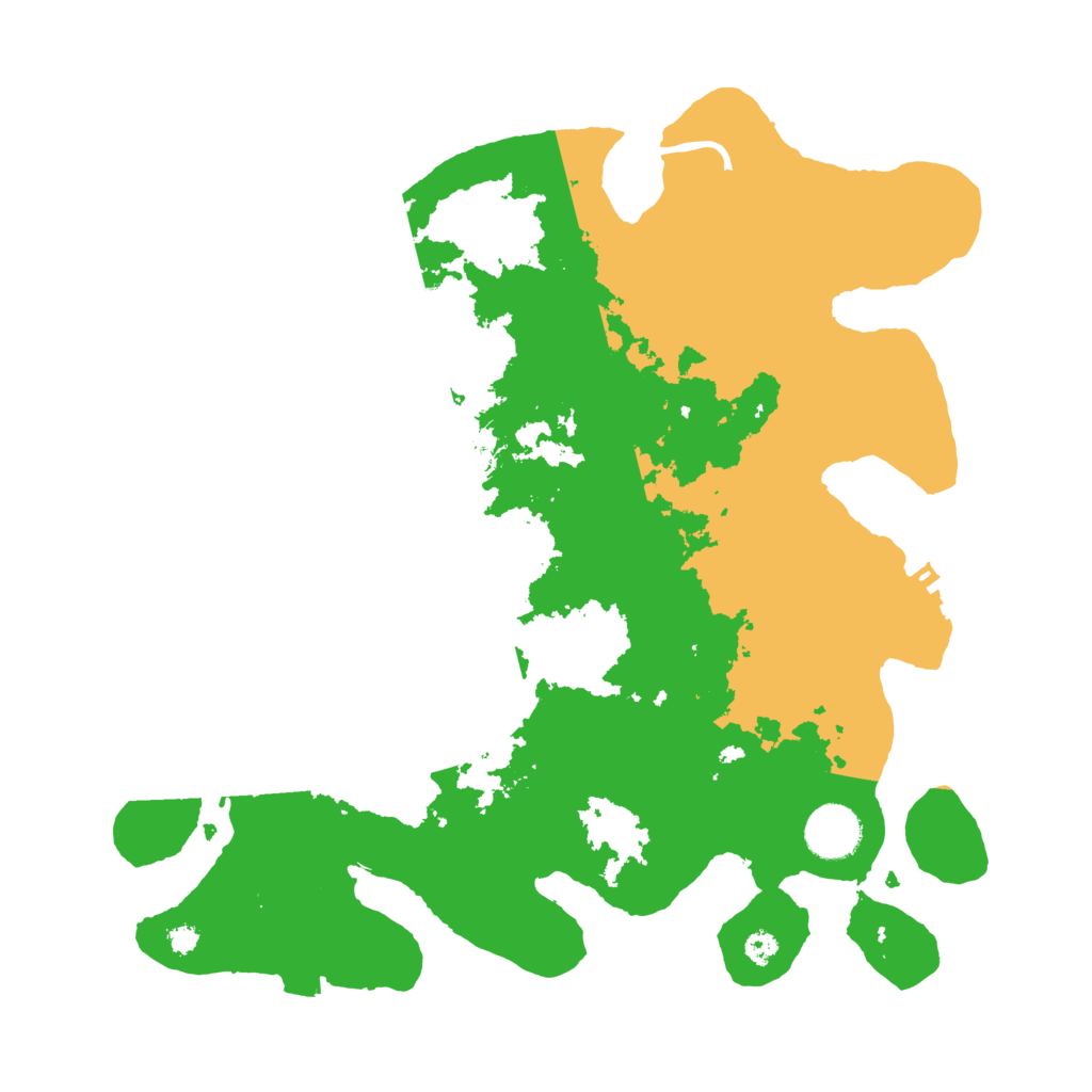 Biome Rust Map: Procedural Map, Size: 3450, Seed: 30420992