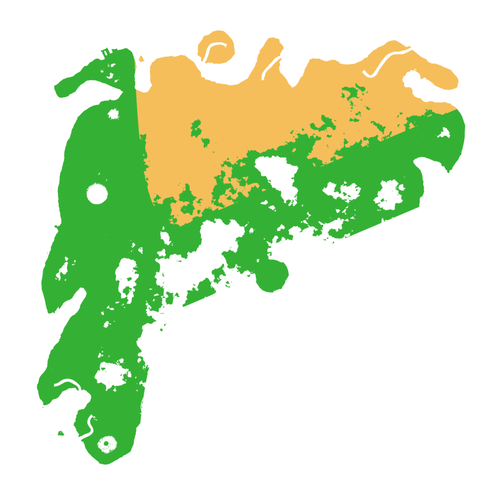 Biome Rust Map: Procedural Map, Size: 4300, Seed: 78607707