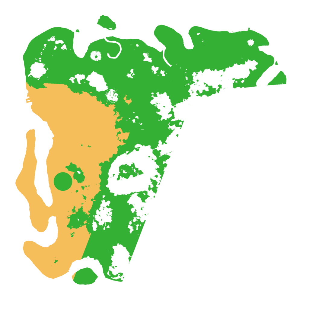 Biome Rust Map: Procedural Map, Size: 4400, Seed: 81395176