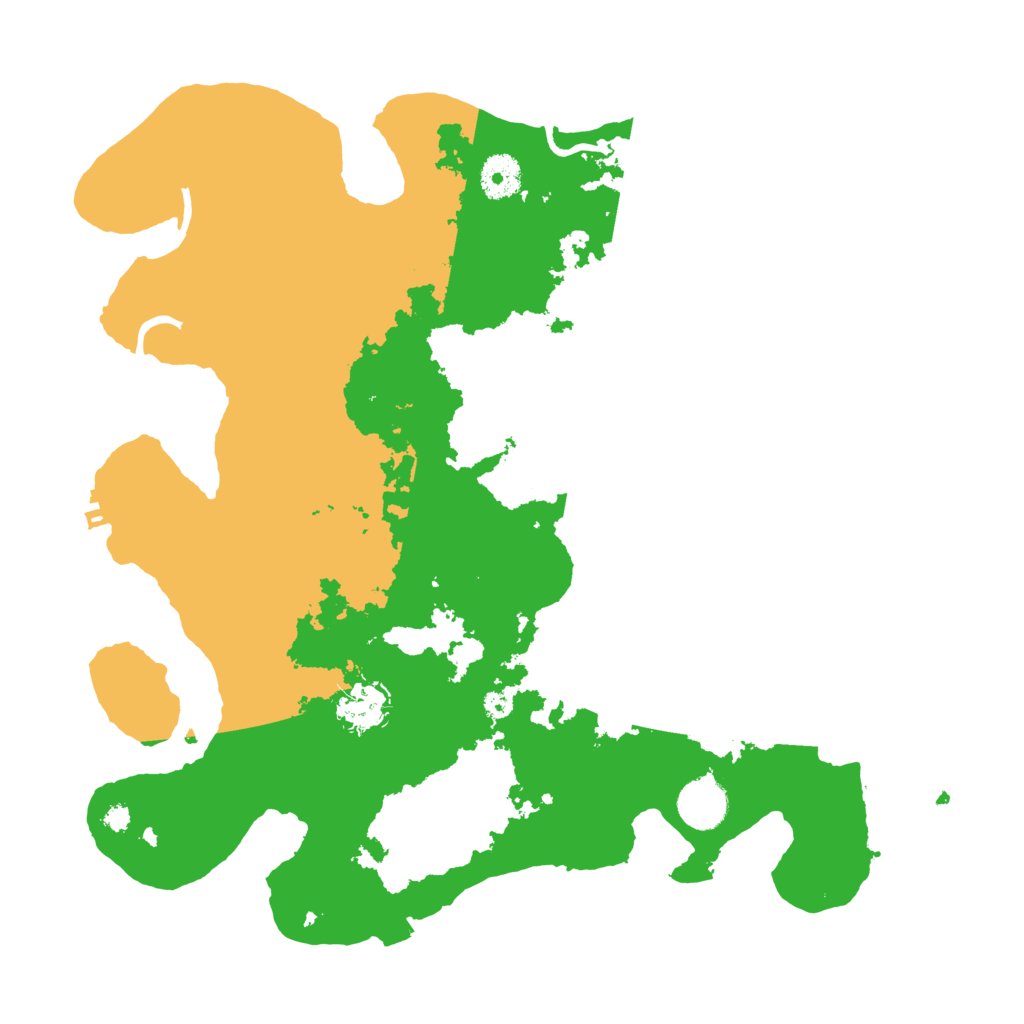 Biome Rust Map: Procedural Map, Size: 3600, Seed: 18892317