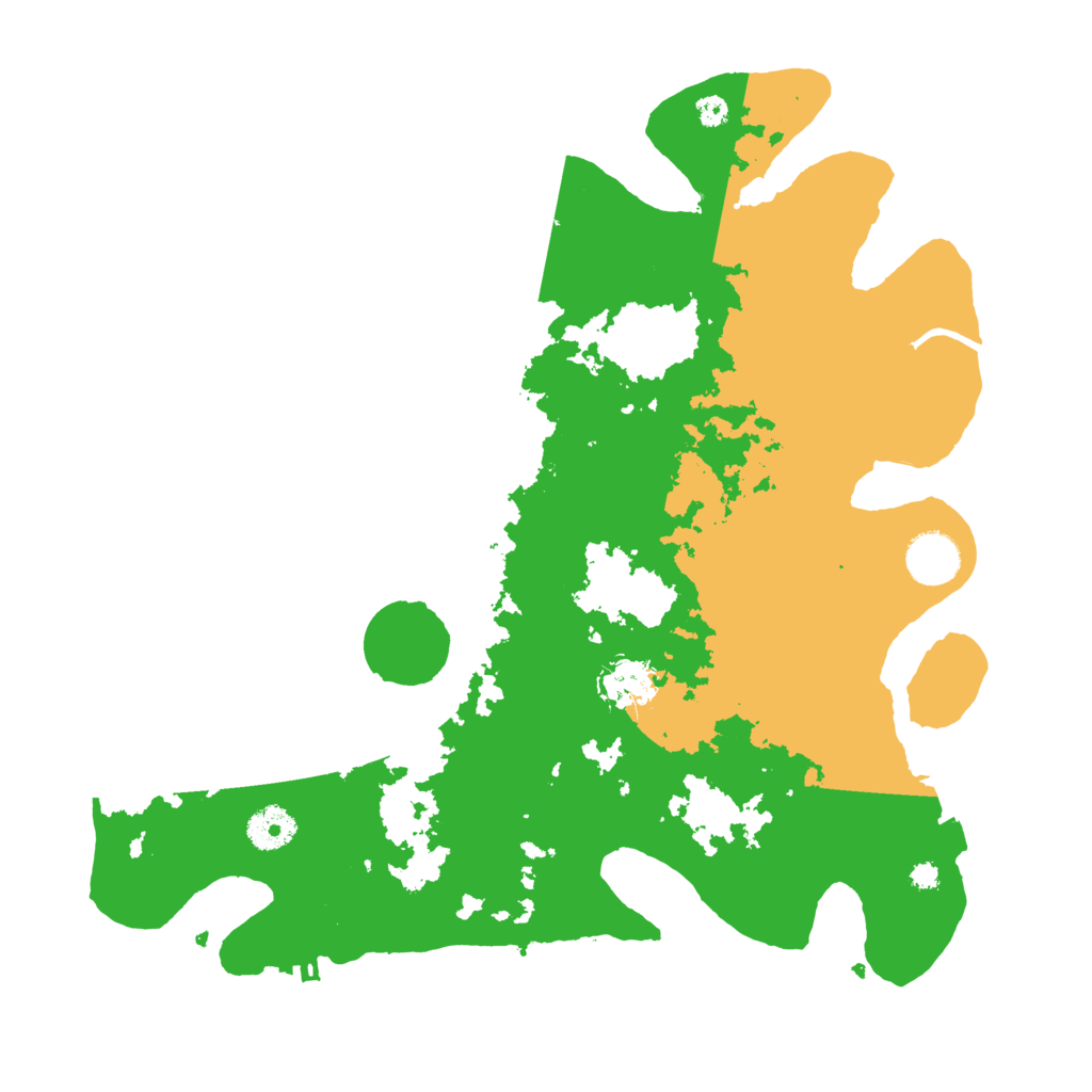 Biome Rust Map: Procedural Map, Size: 3600, Seed: 56887686