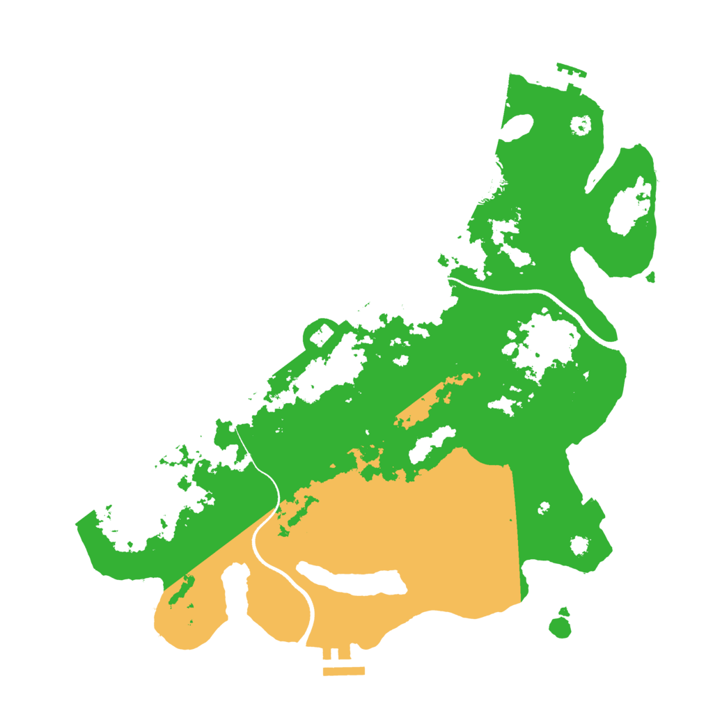 Biome Rust Map: Procedural Map, Size: 3450, Seed: 54078520
