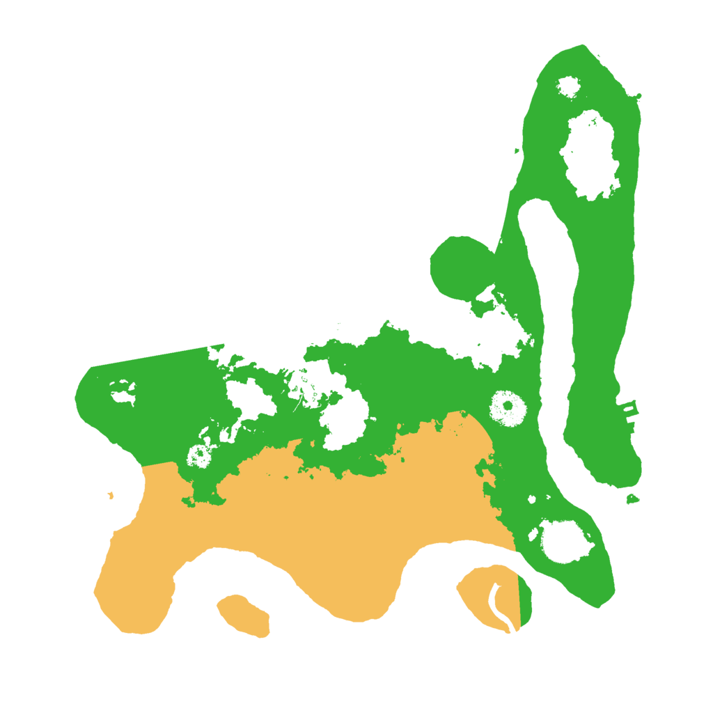 Biome Rust Map: Procedural Map, Size: 3000, Seed: 561066108