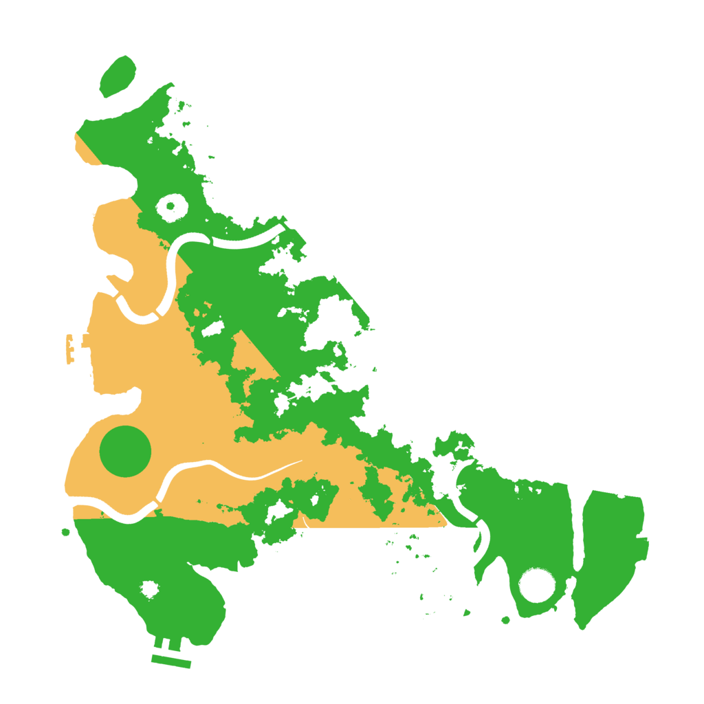Biome Rust Map: Procedural Map, Size: 3600, Seed: 9277228