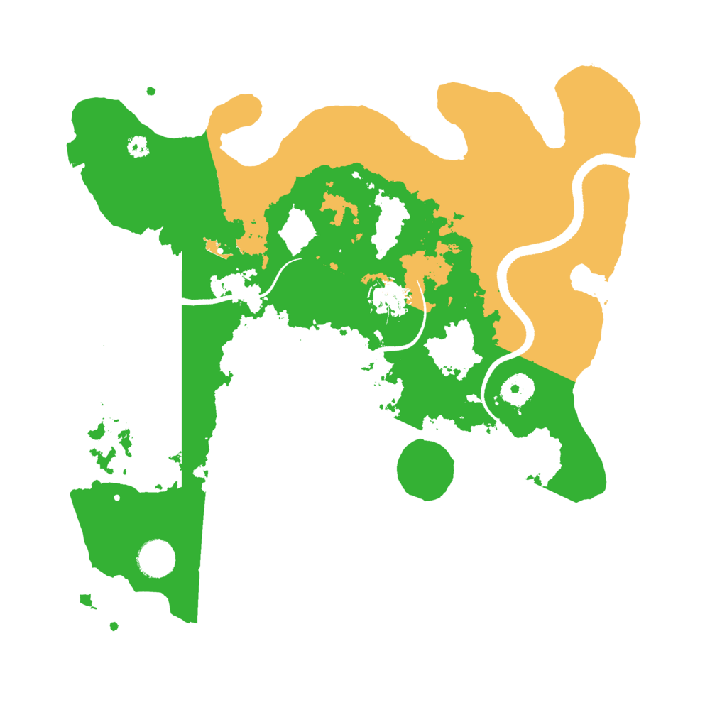 Biome Rust Map: Procedural Map, Size: 3400, Seed: 68820898
