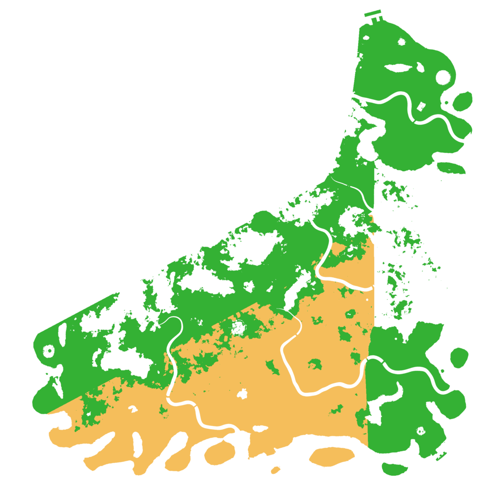 Biome Rust Map: Procedural Map, Size: 6000, Seed: 1676677270