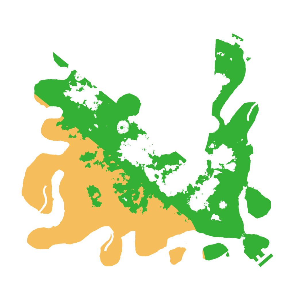 Biome Rust Map: Procedural Map, Size: 3500, Seed: 593530401