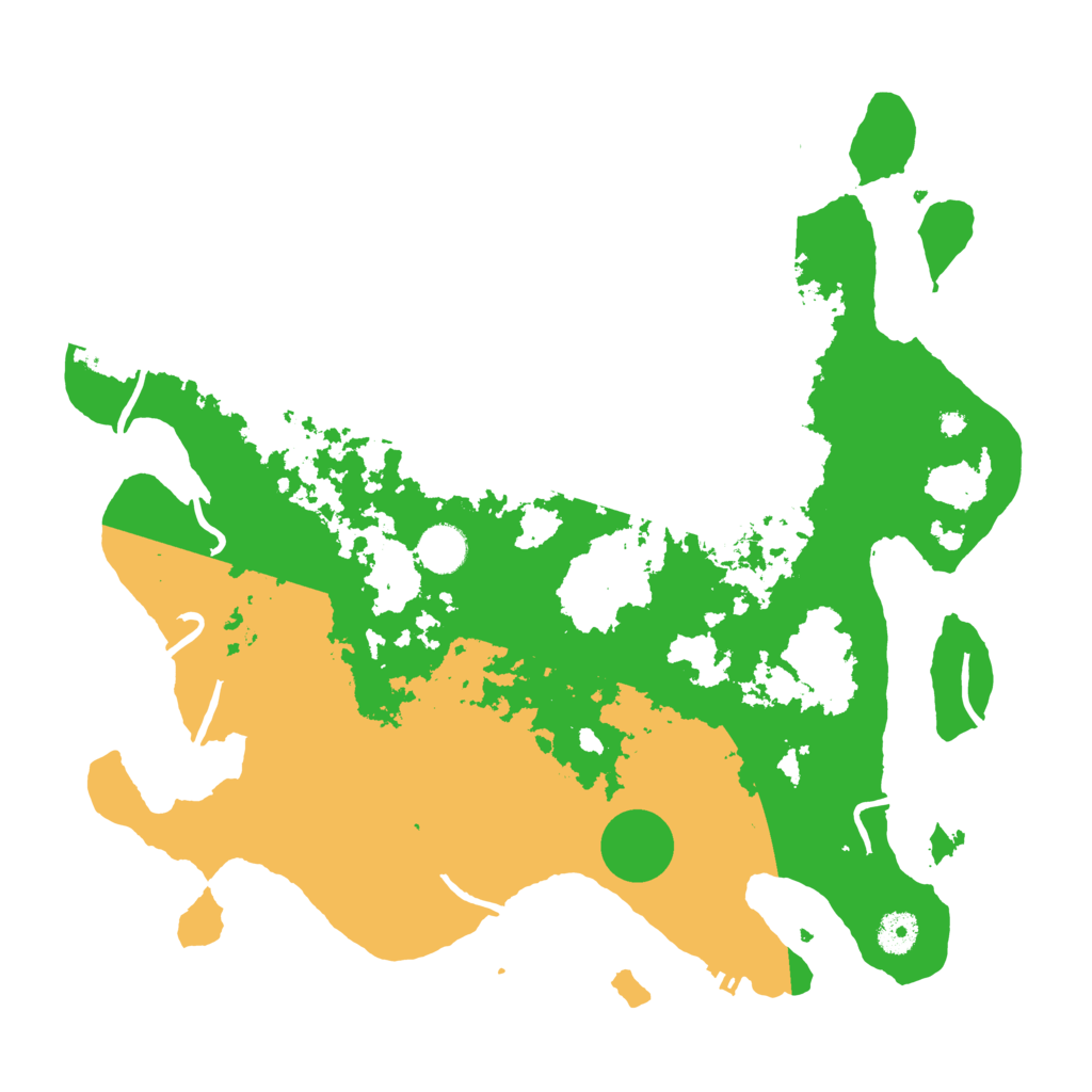 Biome Rust Map: Procedural Map, Size: 3950, Seed: 96882129