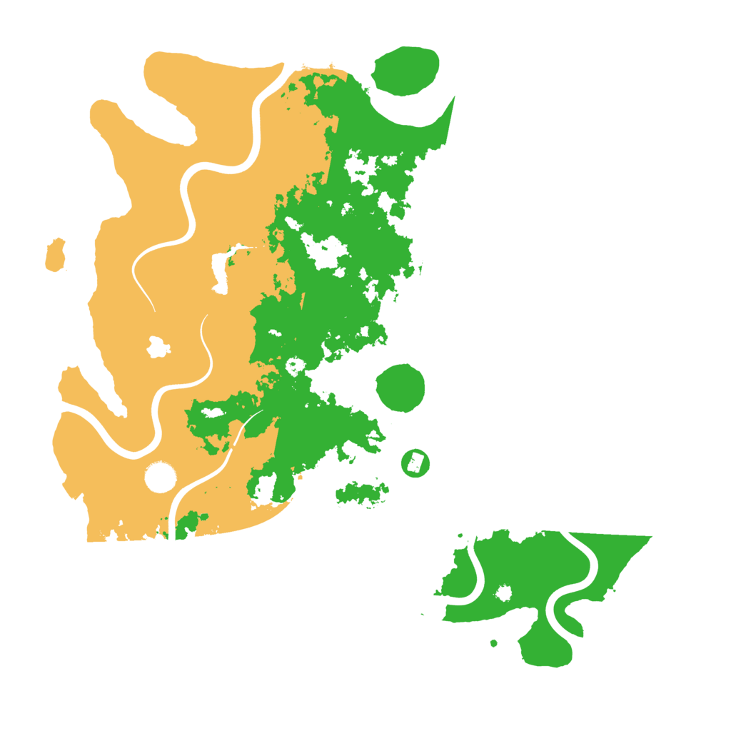 Biome Rust Map: Procedural Map, Size: 4100, Seed: 93468301
