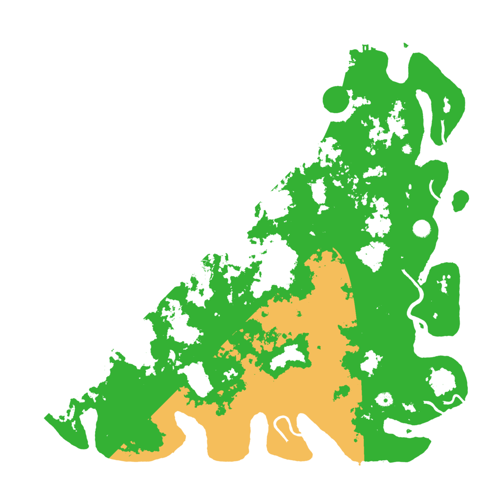 Biome Rust Map: Procedural Map, Size: 5000, Seed: 3453453
