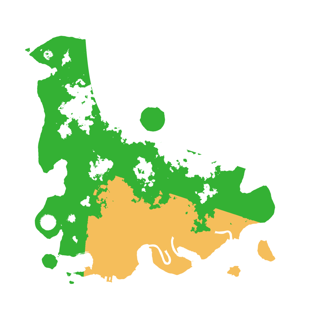 Biome Rust Map: Procedural Map, Size: 3500, Seed: 25515640